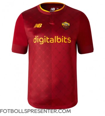 AS Roma Hemma Matchtröja 2022-23 Kortärmad